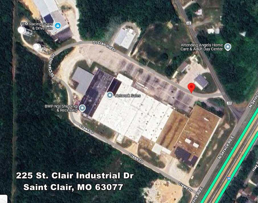 Aerial view of New Warehouse